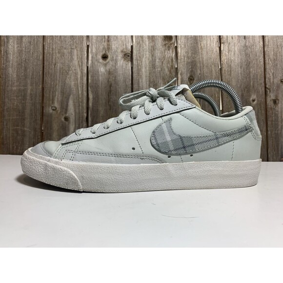 Nike Blazer Low 77 'Grey Tartan' DV0801-001 Men’s Shoe Size 8 - Picture 4 of 9
